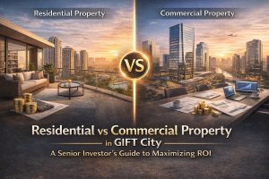 Residential vs Commercial Property in GIFT City: ROI Comparison
