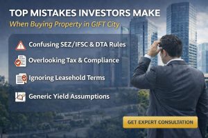 Top Mistakes Investors Make When Buying Property in GIFT City