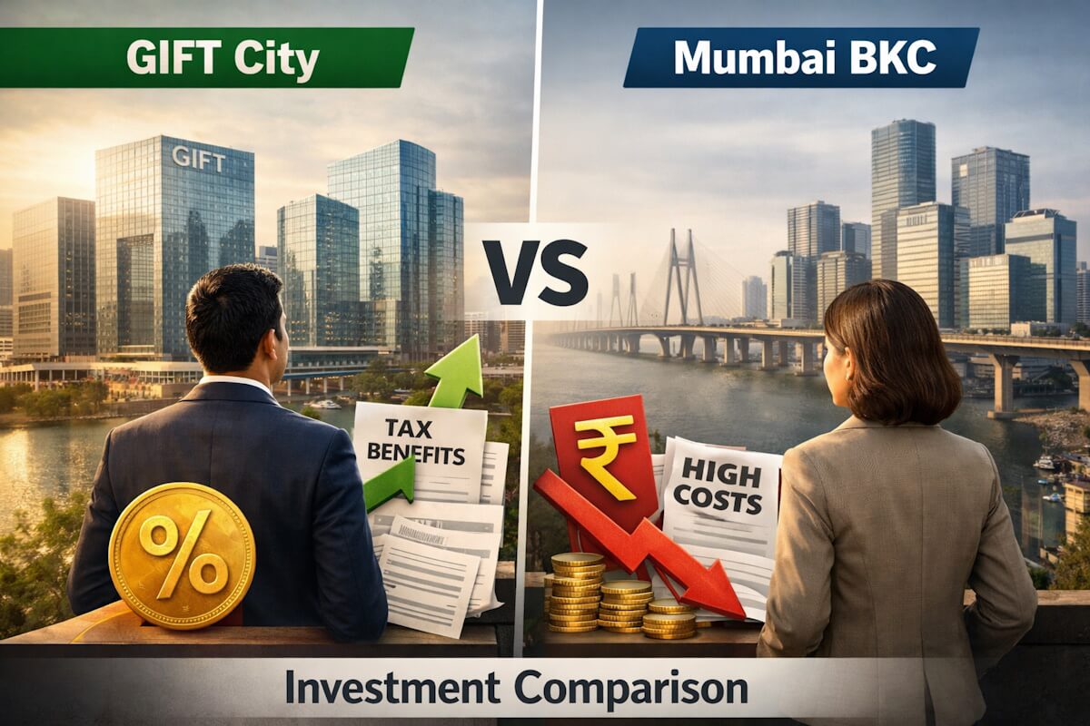 GIFT City vs BKC