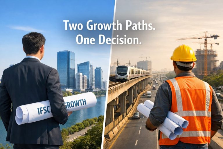 GIFT City vs Mumbai Infra Projects