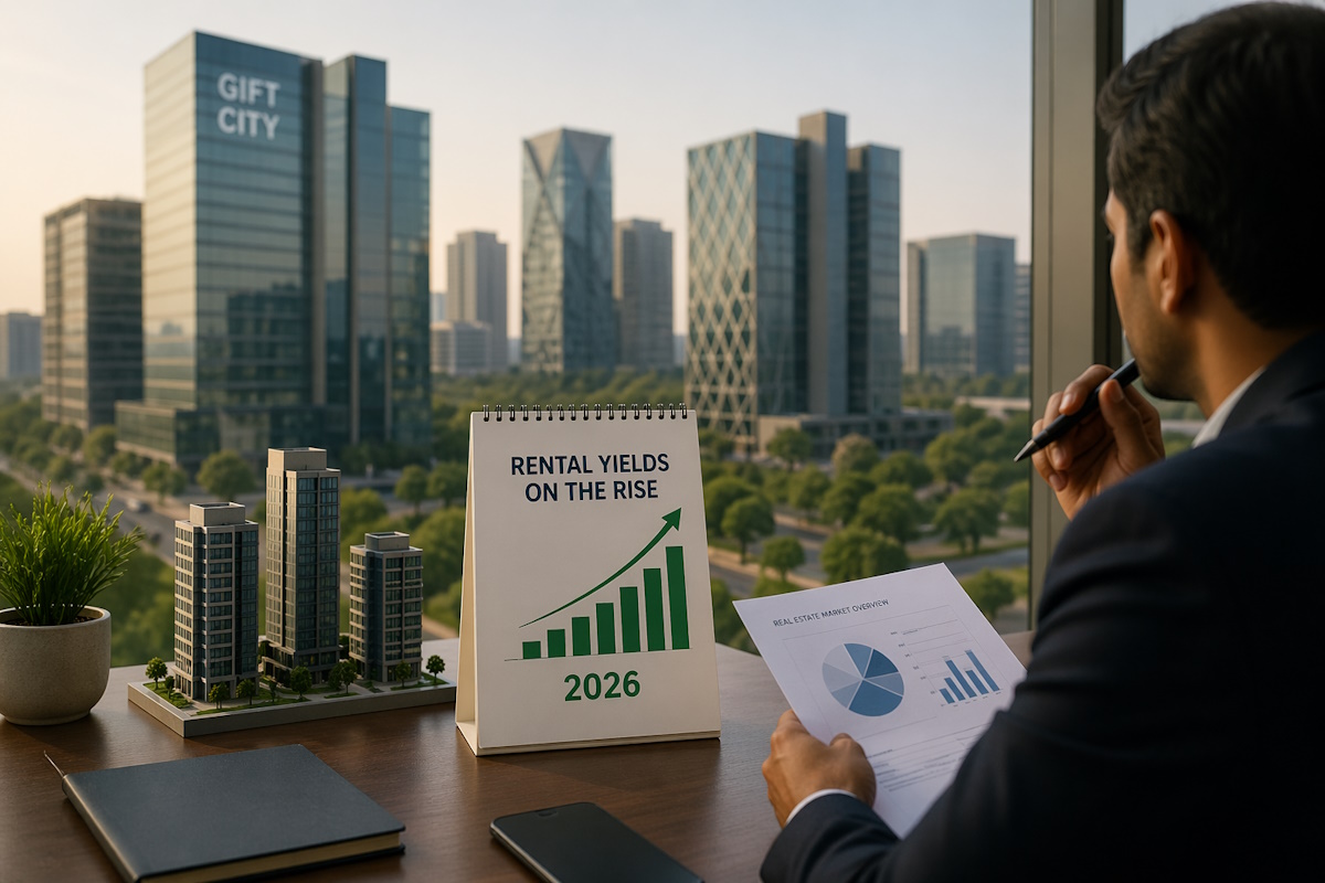 GIFT City rental yields