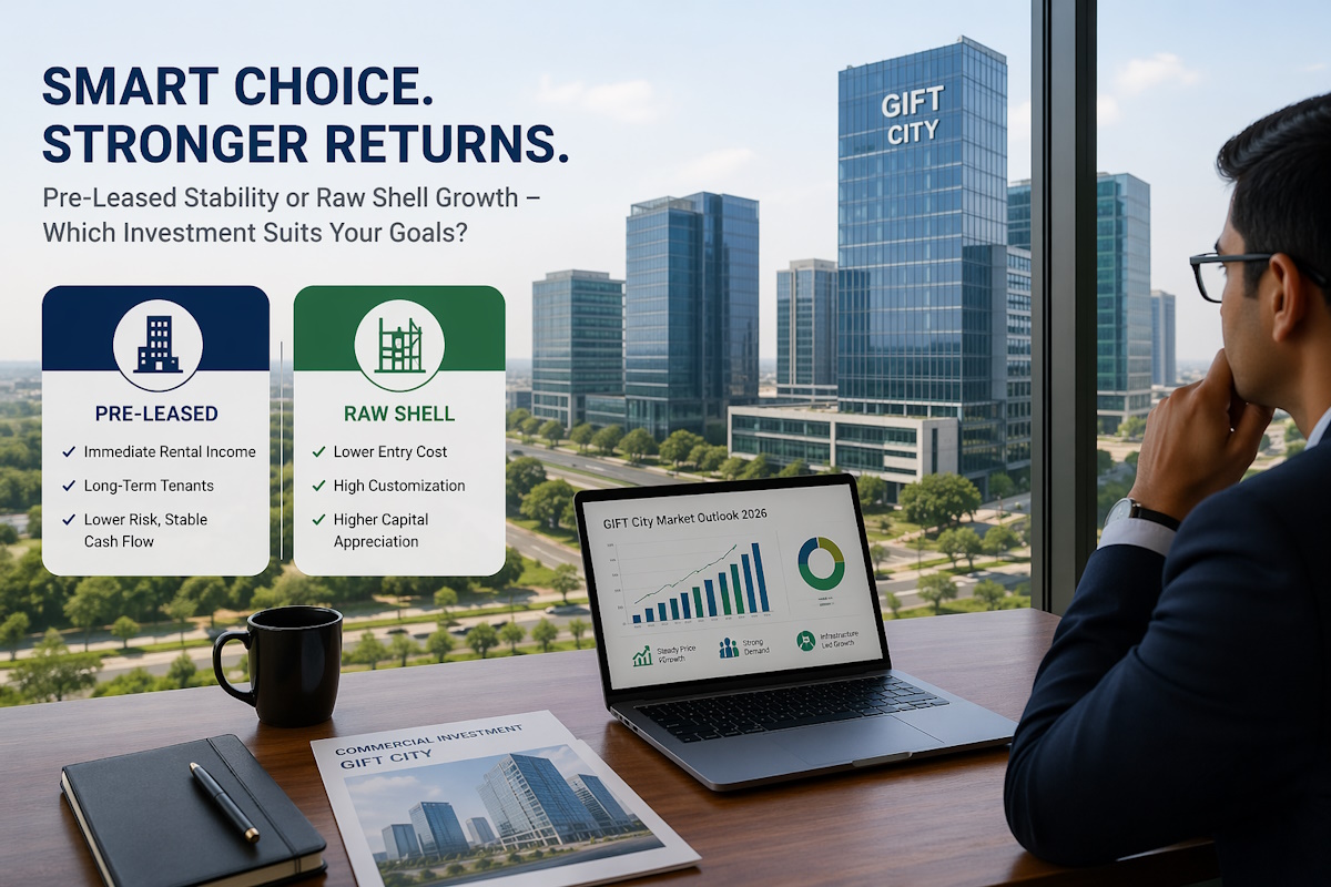commercial property in GIFT City price