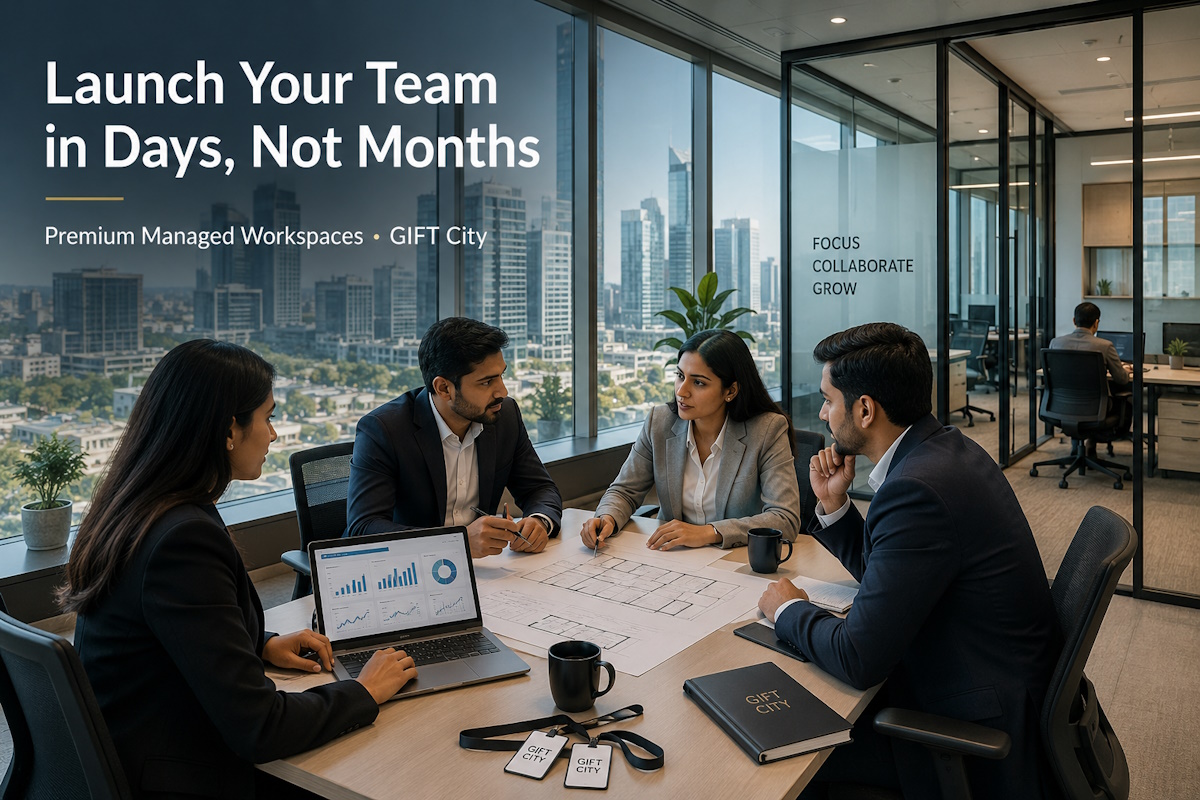 co working space in gift city