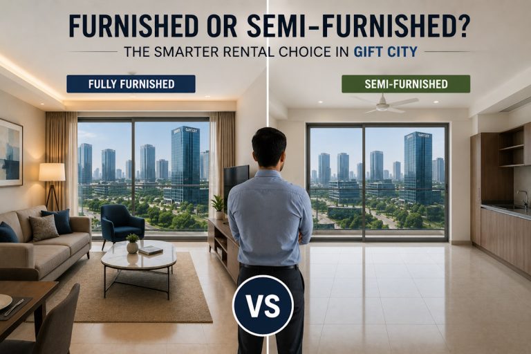 Semi Furnished Flats in Gift City