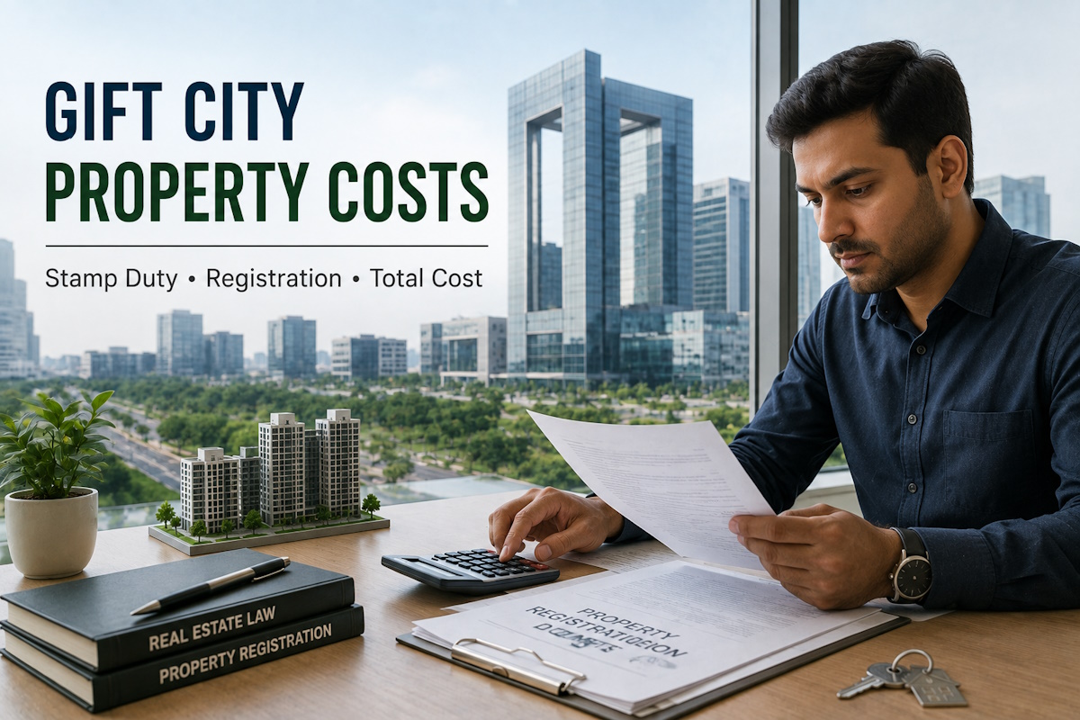 GIFT City property registration charges