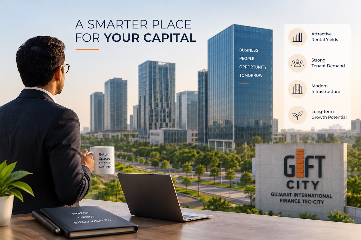 GIFT City non SEZ office investment