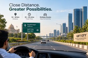 Gandhinagar to GIFT City Distance: Route, Travel Time & Connectivity Guide